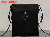 Celine Sharp Pouch in Black Smooth Lambskin Replica