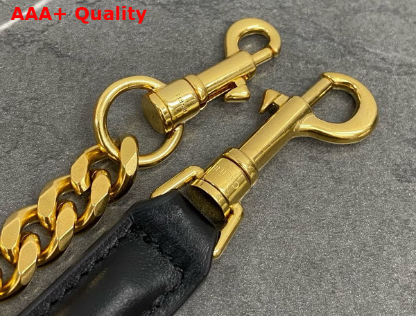 Celine Shoulder Camille 16 Soft in Smooth Calfskin Black Replica