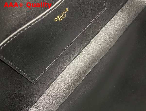 Celine Shoulder Camille 16 Soft in Smooth Calfskin Black Replica