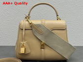 Celine Small 16 Bag in Beige Satinated Calfskin Replica