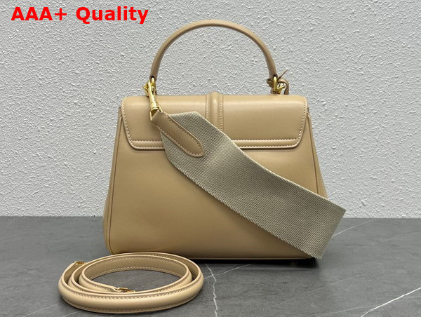 Celine Small 16 Bag in Beige Satinated Calfskin Replica