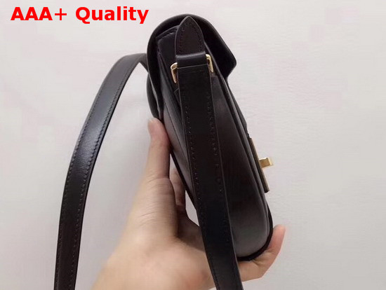 Celine Small Besace 16 Bag in Black Satinated Calfskin Replica