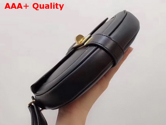 Celine Small Besace 16 Bag in Black Satinated Calfskin Replica