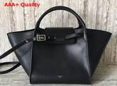 Celine Small Big Bag in Black Smooth Calfskin Replica