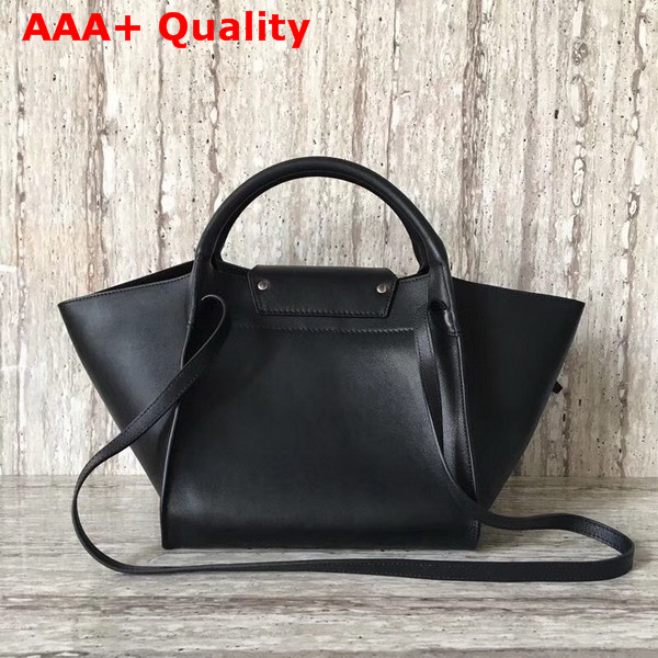 Celine Small Big Bag in Black Smooth Calfskin Replica