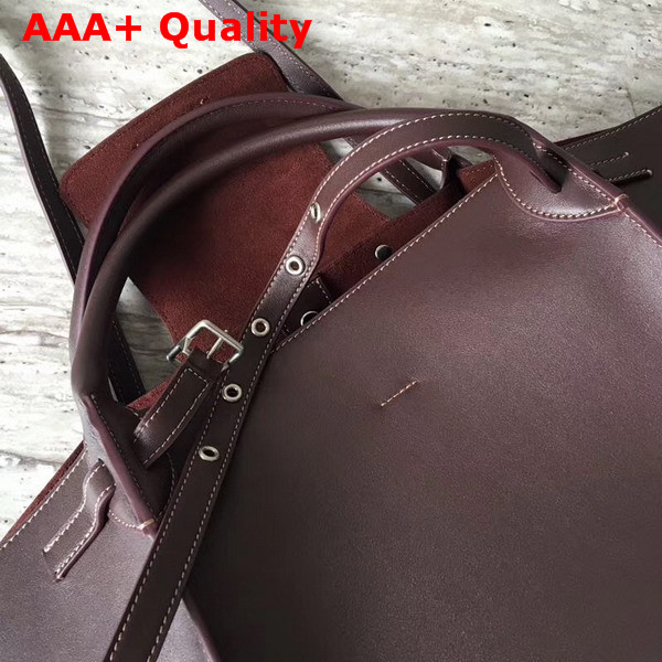 Celine Small Big Bag in Burgundy Smooth Calfskin Replica