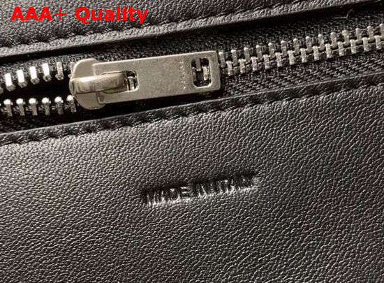 Celine Small Big Bag in Large Striped Textile Black and White Replica