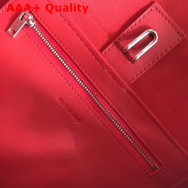 Celine Small Big Bag in Red Smooth Calfskin Replica