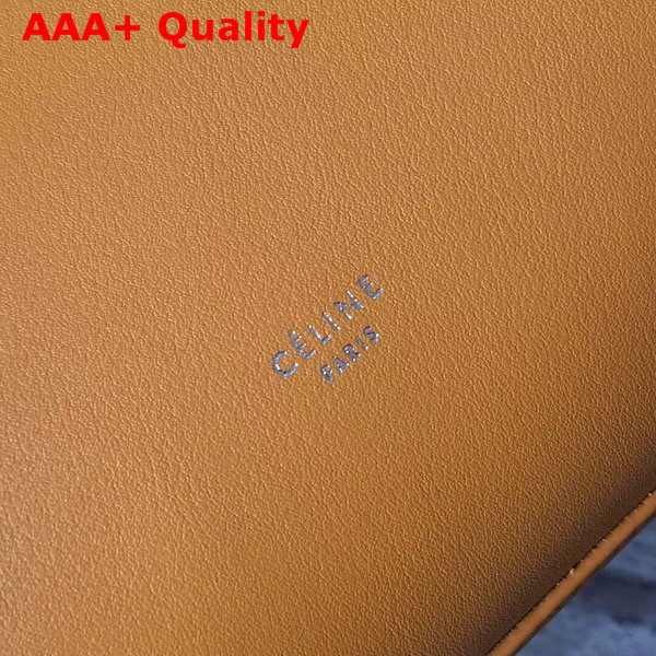 Celine Small Big Bag in Yellow Smooth Calfskin Replica