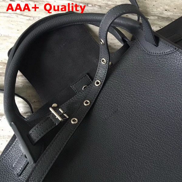 Celine Small Big Bag with Long Strap in Supple Grained Calfskin Anthracite Replica