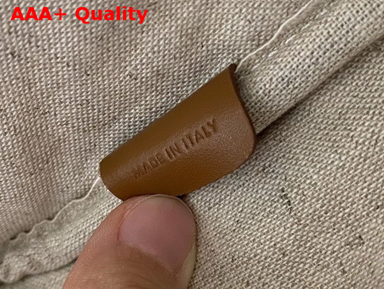 Celine Small Boston Bag in Textile with Triomphe Embroidery Brown Replica