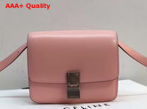 Celine Small Box Bag in Light Pink Box Leather Replica