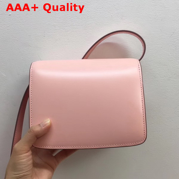 Celine Small Box Bag in Light Pink Box Leather Replica