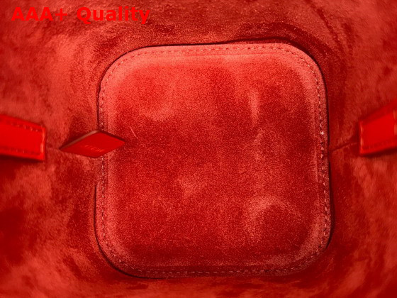 Celine Small Box Cuir Triomphe in Smooth Calfskin Red Replica
