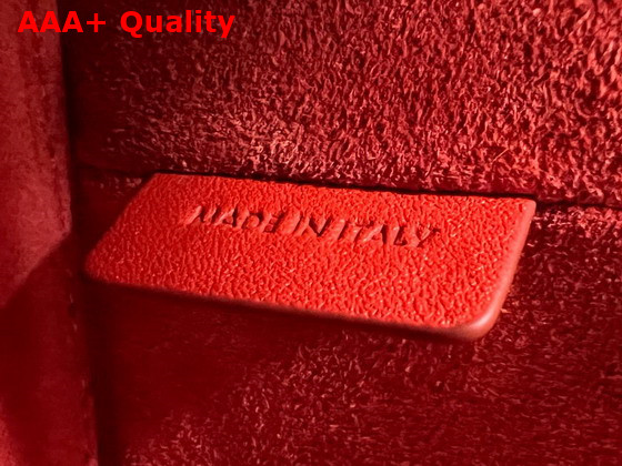 Celine Small Box Cuir Triomphe in Smooth Calfskin Red Replica