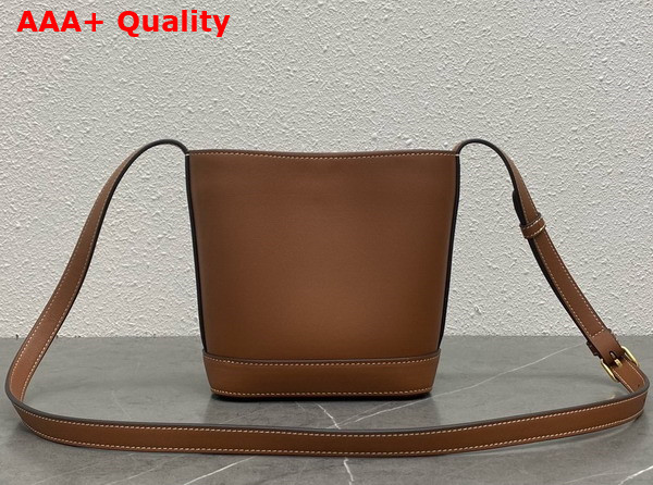 Celine Small Bucket Cuir Triomphe in Tan Smooth Calfskin Replica