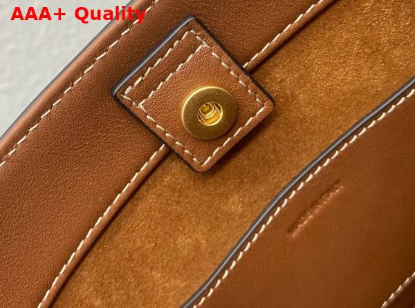 Celine Small Bucket Cuir Triomphe in Tan Smooth Calfskin Replica