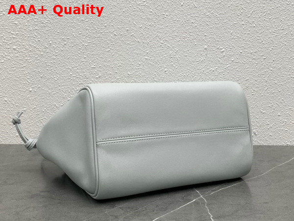 Celine Small Cabas Drawstring Cuir Triomphe in Smooth Calfskin Light Blue Replica