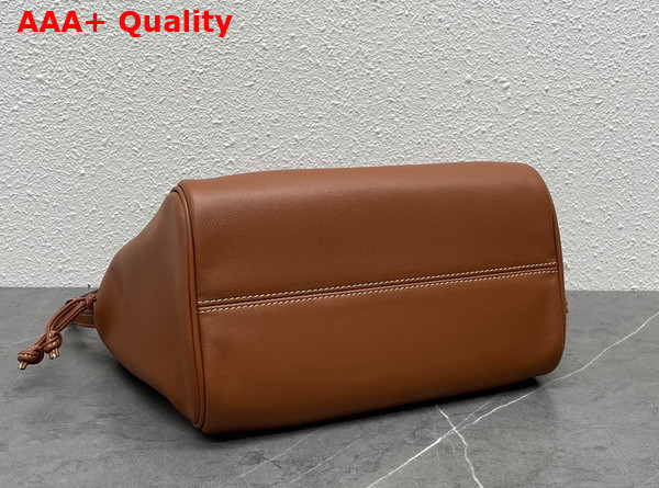 Celine Small Cabas Drawstring Cuir Triomphe in Smooth Calfskin Tan Replica