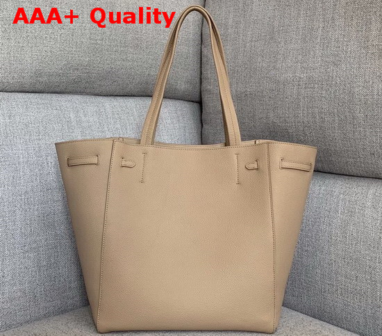 Celine Small Cabas Phantom in Beige Soft Grained Calfskin Replica