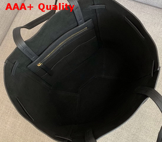 Celine Small Cabas Phantom in Black Soft Grained Calfskin Replica
