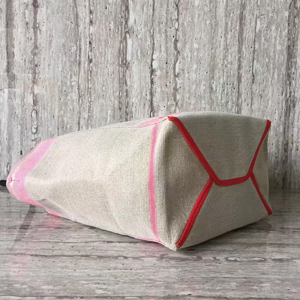 Celine Small Cabas Phantom in Dark Pink Celine Canvas For Sale