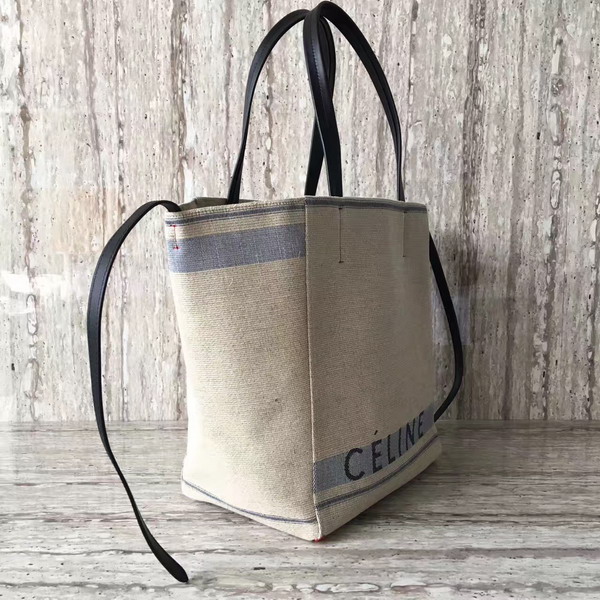 Celine Small Cabas Phantom in Light Blue Celine Canvas For Sale