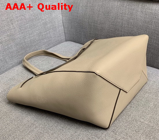 Celine Small Cabas Phantom in Light Grey Soft Grained Calfskin Replica