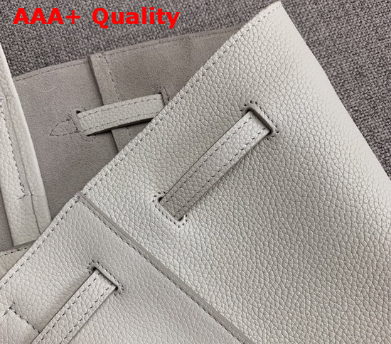 Celine Small Cabas Phantom in White Soft Grained Calfskin Replica