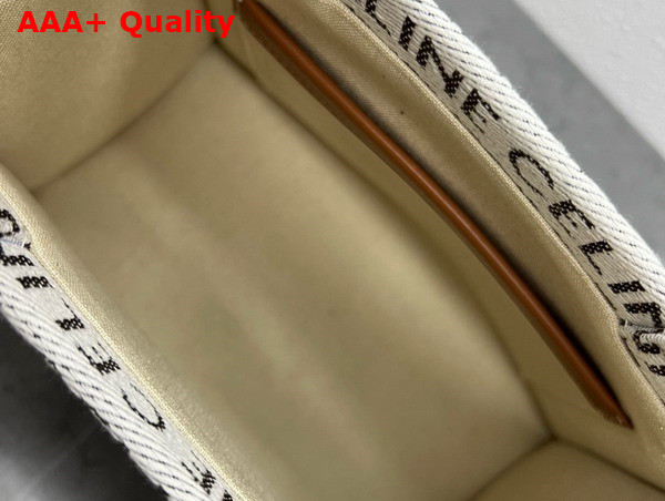 Celine Small Cabas Thais in Textile with Allover Celine Jacquard Replica