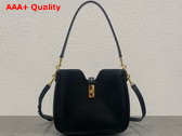 Celine Small Camille 16 Soft Bag in Black Smooth Calfskin Replica