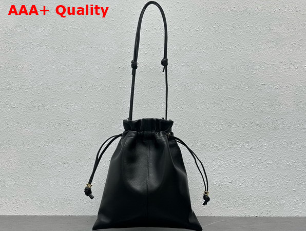 Celine Small Crystal Pouch in Black Lambskin 123662 Replica