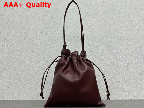 Celine Small Crystal Pouch in Syrah Lambskin 123662 Replica