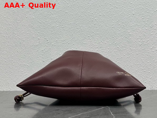 Celine Small Crystal Pouch in Syrah Lambskin 123662 Replica