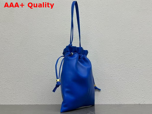 Celine Small Crystal Pouch in Ultra Blue Lambskin 123662 Replica