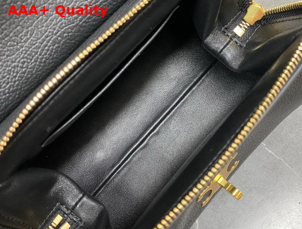 Celine Small Flair in Grained Calfskin Black Replica