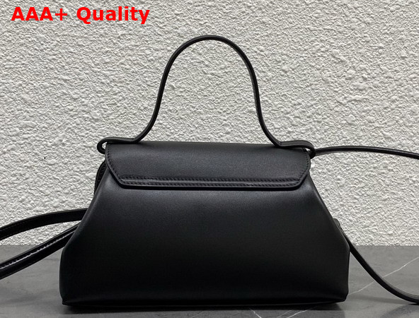 Celine Small Flair in Shiny Calfskin Black Replica
