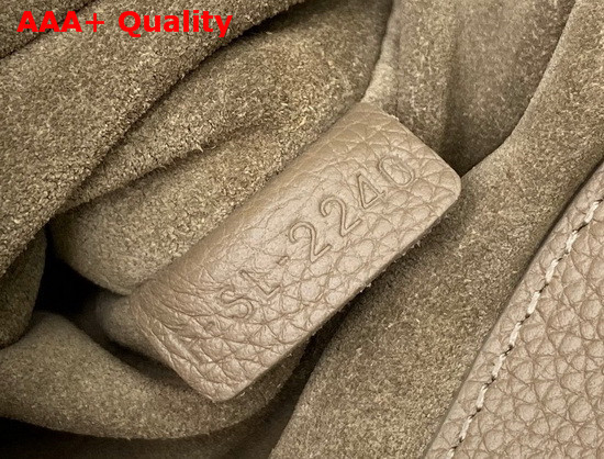 Celine Small Folded Cabas in Taupe Grained Calfskin Replica