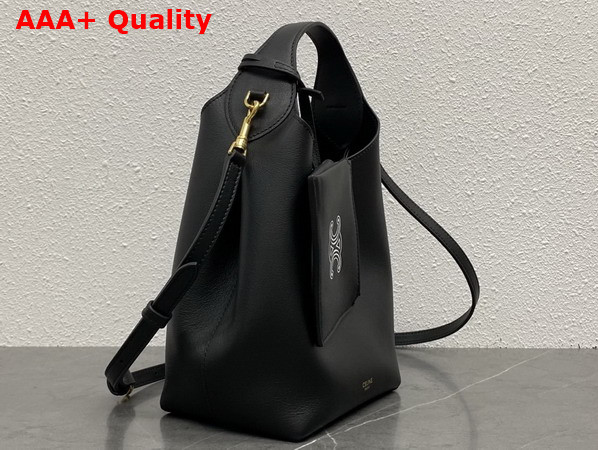 Celine Small Hobo in Black Supple Smooth Calfskin Replica