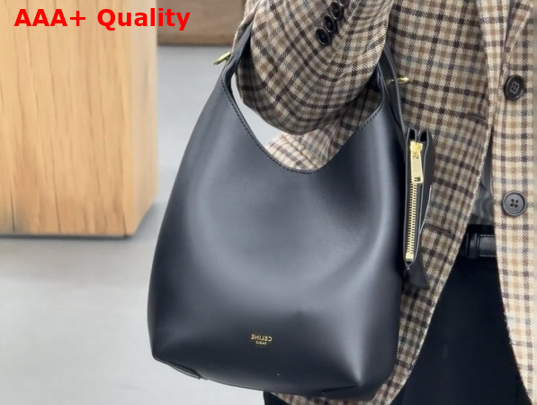 Celine Small Hobo in Black Supple Smooth Calfskin Replica