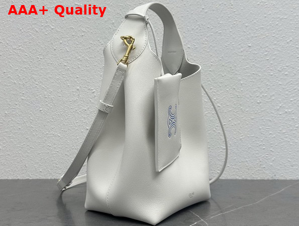 Celine Small Hobo in Rice Supple Smooth Calfskin Replica