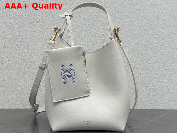Celine Small Hobo in Rice Supple Smooth Calfskin Replica