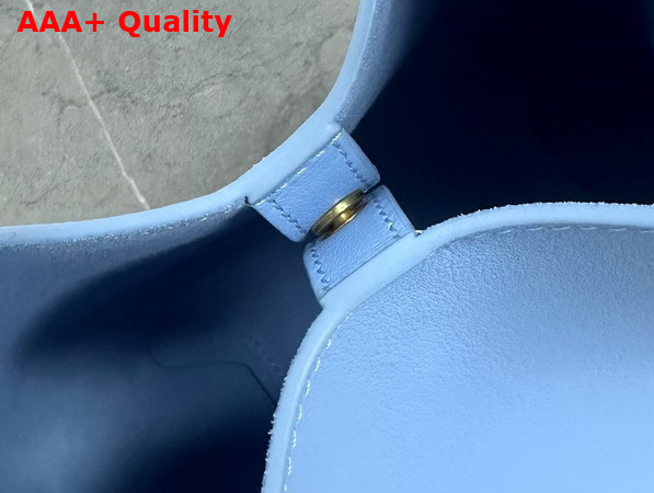 Celine Small Hobo in Sky Blue Supple Smooth Calfskin Replica
