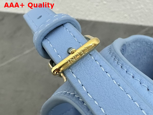 Celine Small Hobo in Sky Blue Supple Smooth Calfskin Replica