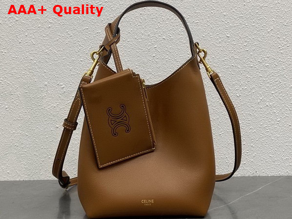 Celine Small Hobo in Tan Supple Smooth Calfskin Replica