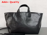 Celine Small Made in Tote in Black Shiny Smooth Calfskin Replica