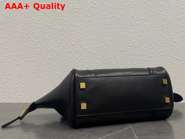 Celine Small New Luggage in Black Supple Shiny Lambskin Replica