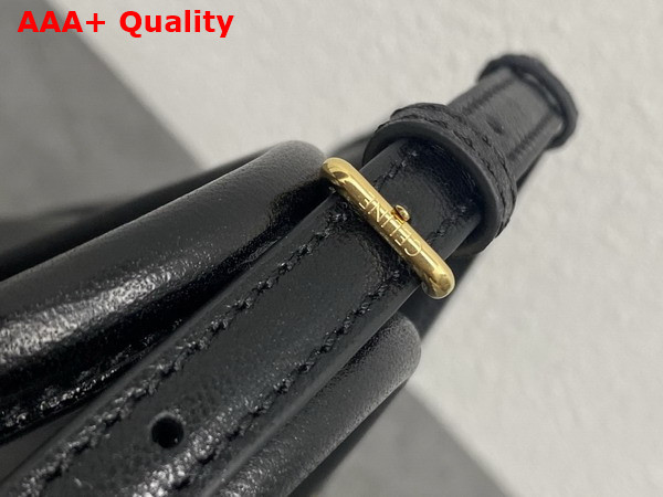 Celine Small New Luggage in Black Supple Shiny Lambskin Replica