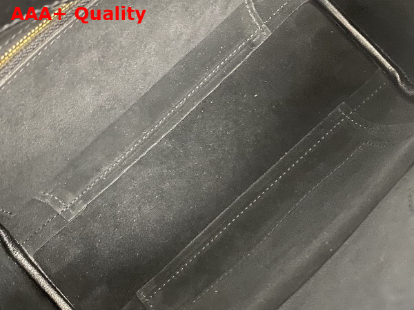 Celine Small New Luggage in Black Supple Shiny Lambskin Replica