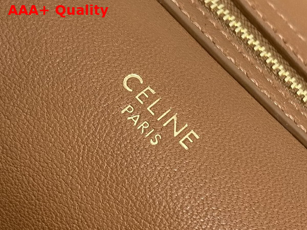 Celine Small New Luggage in Soft Tan Supple Shiny Lambskin Replica